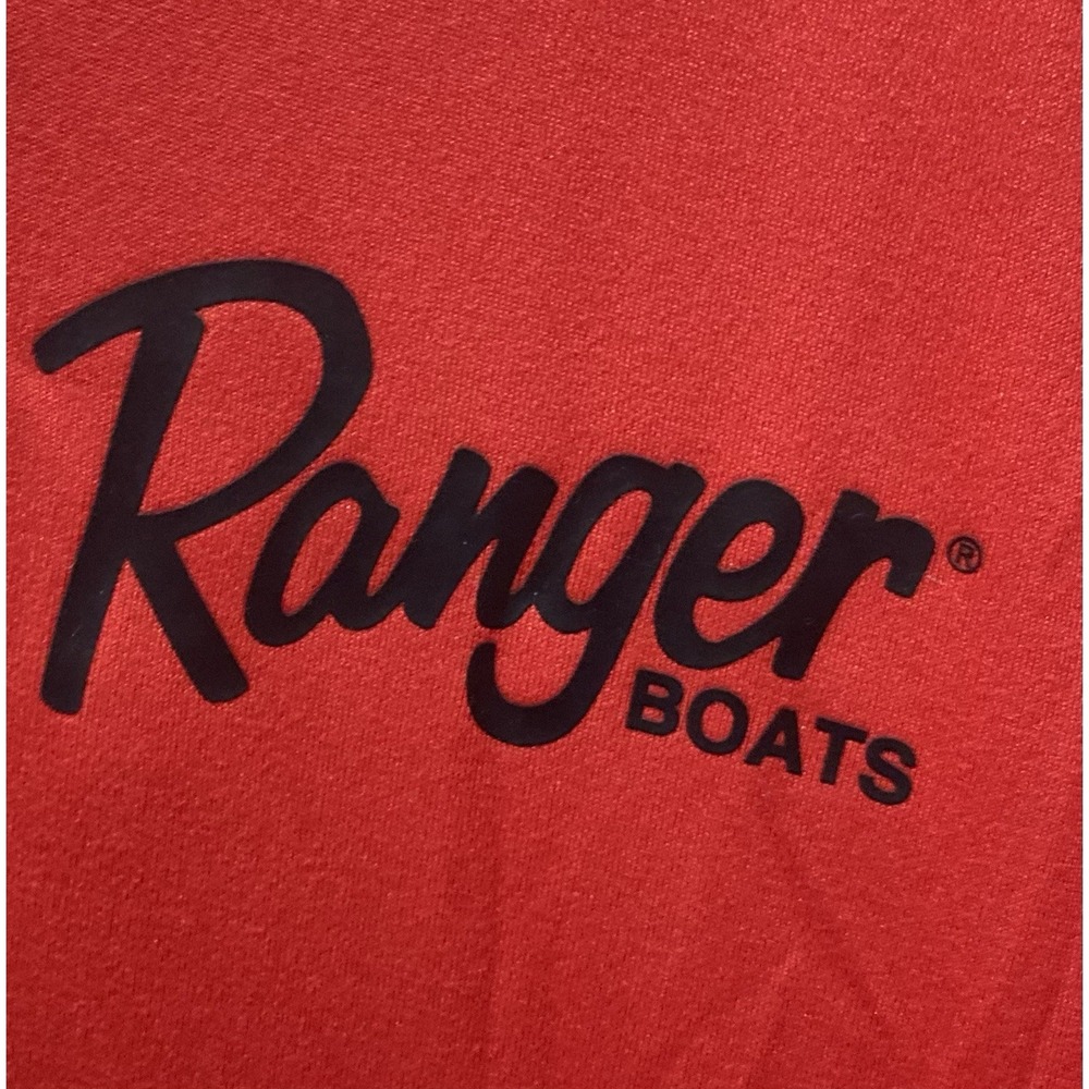 NWT Ranger Boats Performance Red Hoodie Shirt Long Sleeve 4XL - Picture 4 of 10
